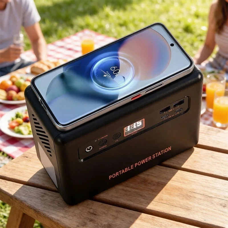 Solar Emergency Charger - Estação de Energia Portátil 200W 220V/110V,