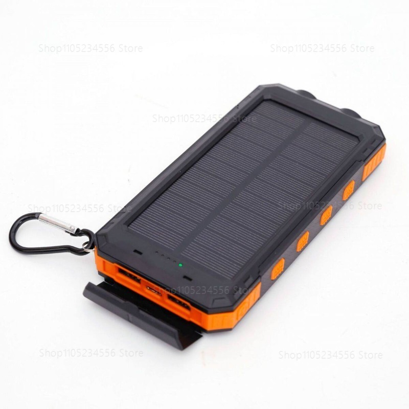 Solar Emergency Charger - Power Bank Solar de 20000mAh, Carregador