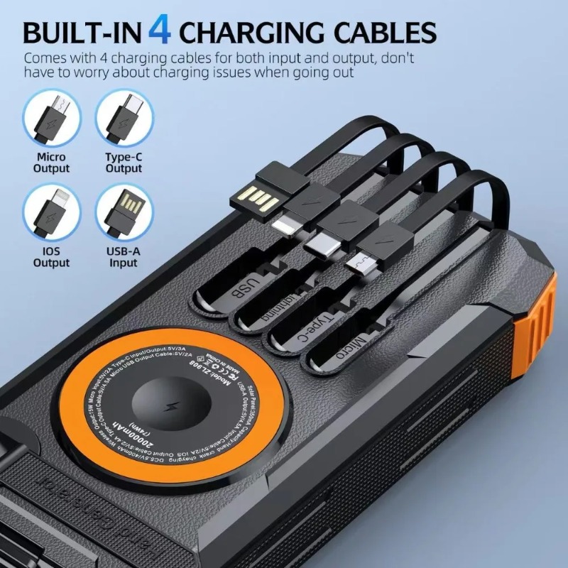 Banco de Energia Solar de 5000 - Solar Emergency Charger avaliação e preço