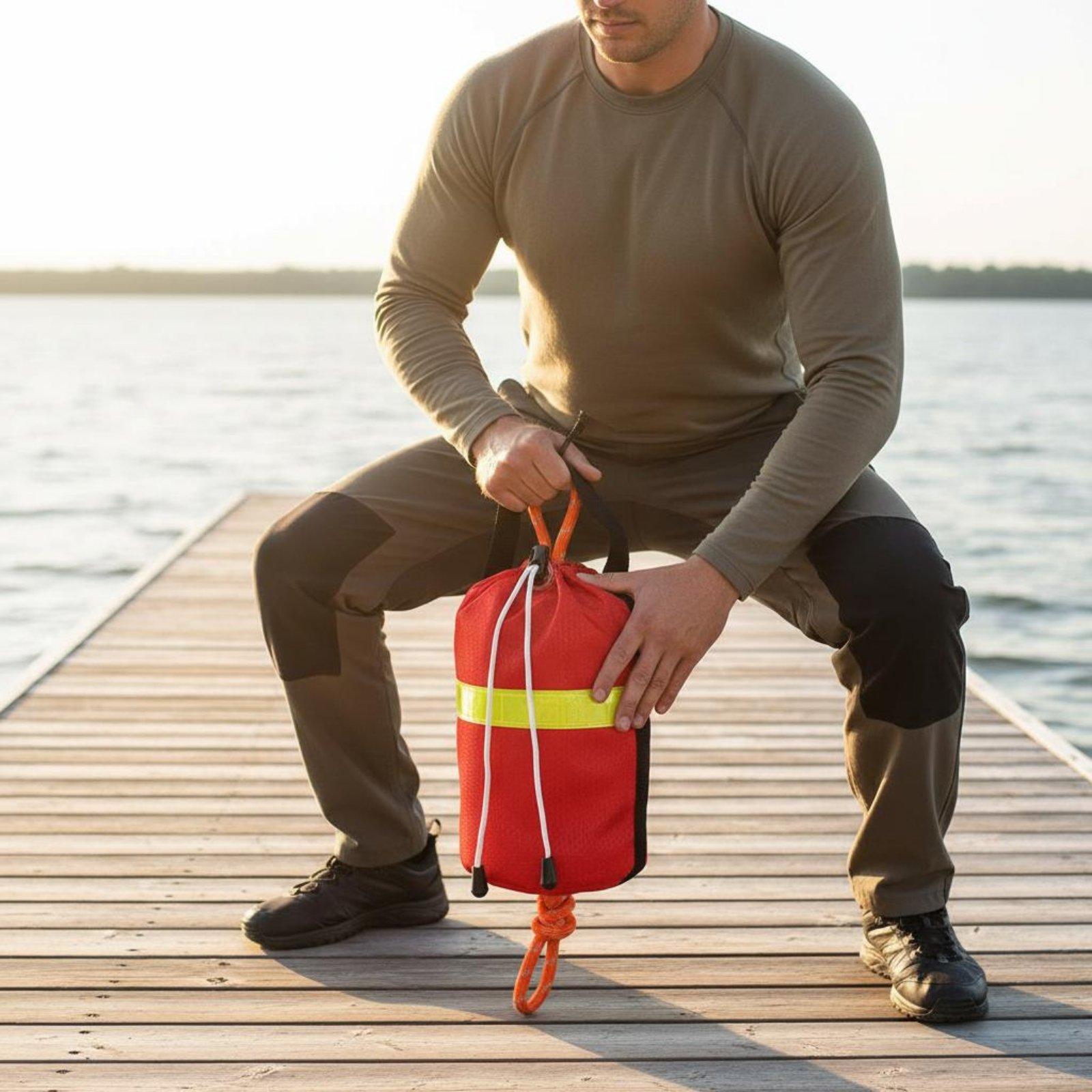 Saco de arremesso para resgate - Rescue Rope Throw avaliação e preço
