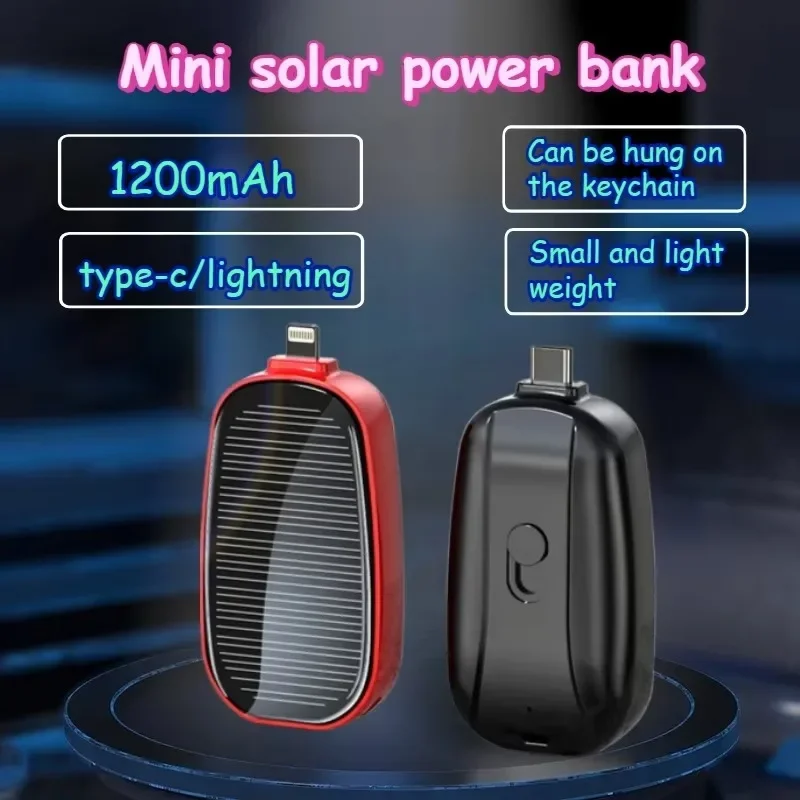 Mini power bank solar portátil - Solar Emergency Charger avaliação e preço