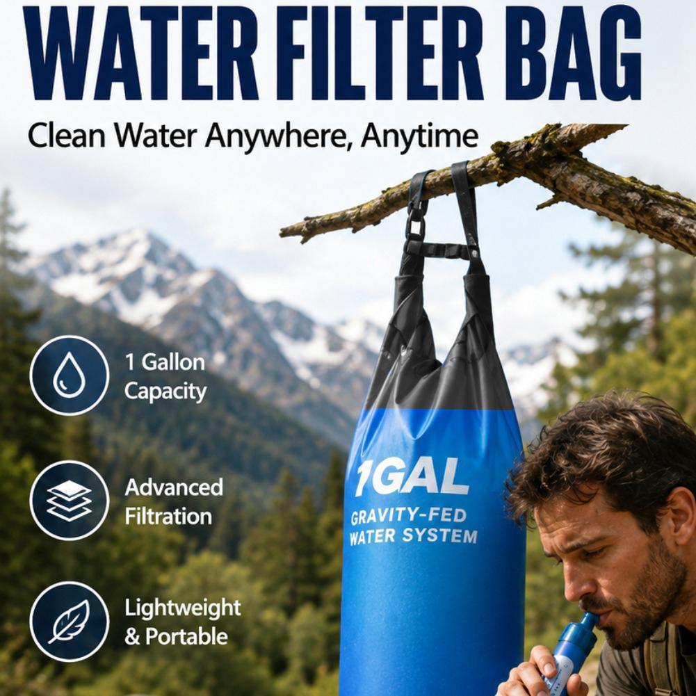 Kit de Filtro de Água por Grav - Bivy Bag Emergency avaliação e preço