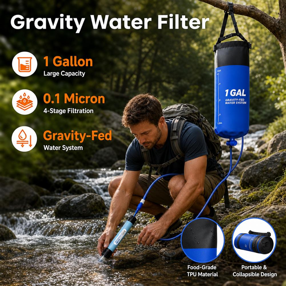 Kit de Filtro de Água por Grav - Bivy Bag Emergency avaliação e preço