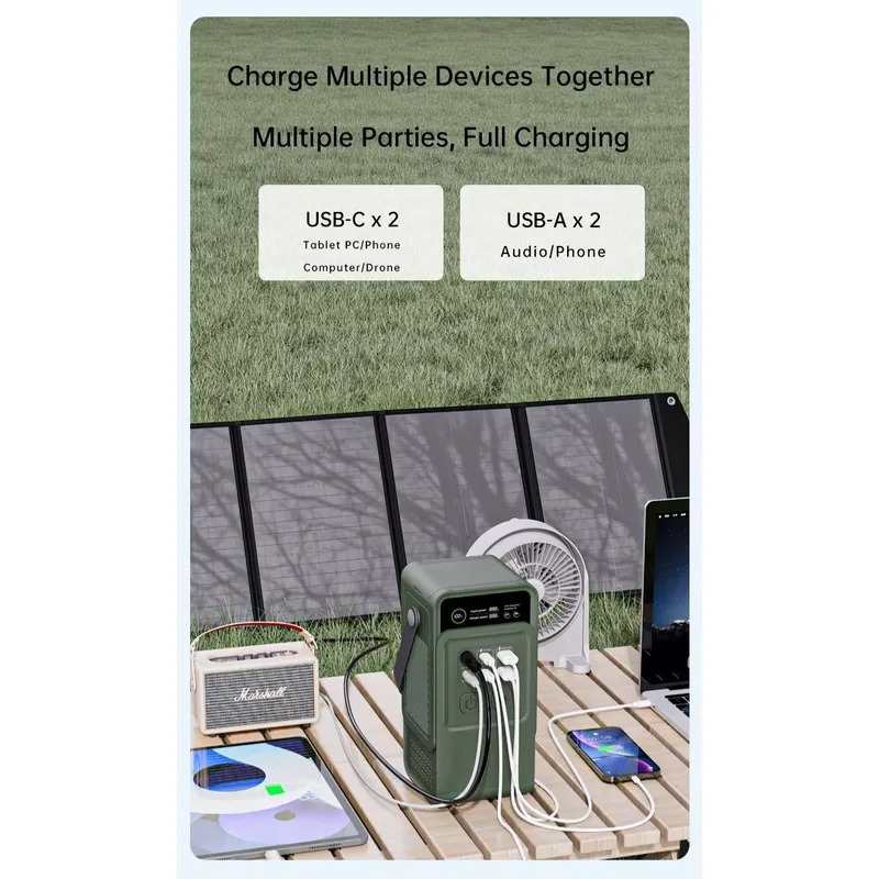 Estação de Energia Portátil 60 - Solar Emergency Charger avaliação e preço