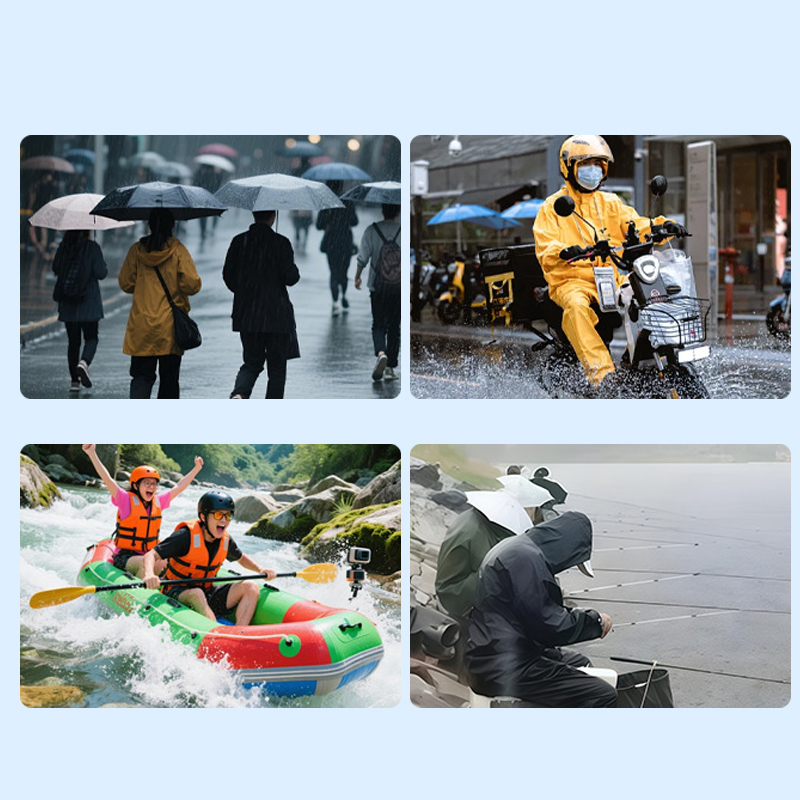 12 peças de ponchos de chuva d - Emergency Poncho Rain avaliação e preço
