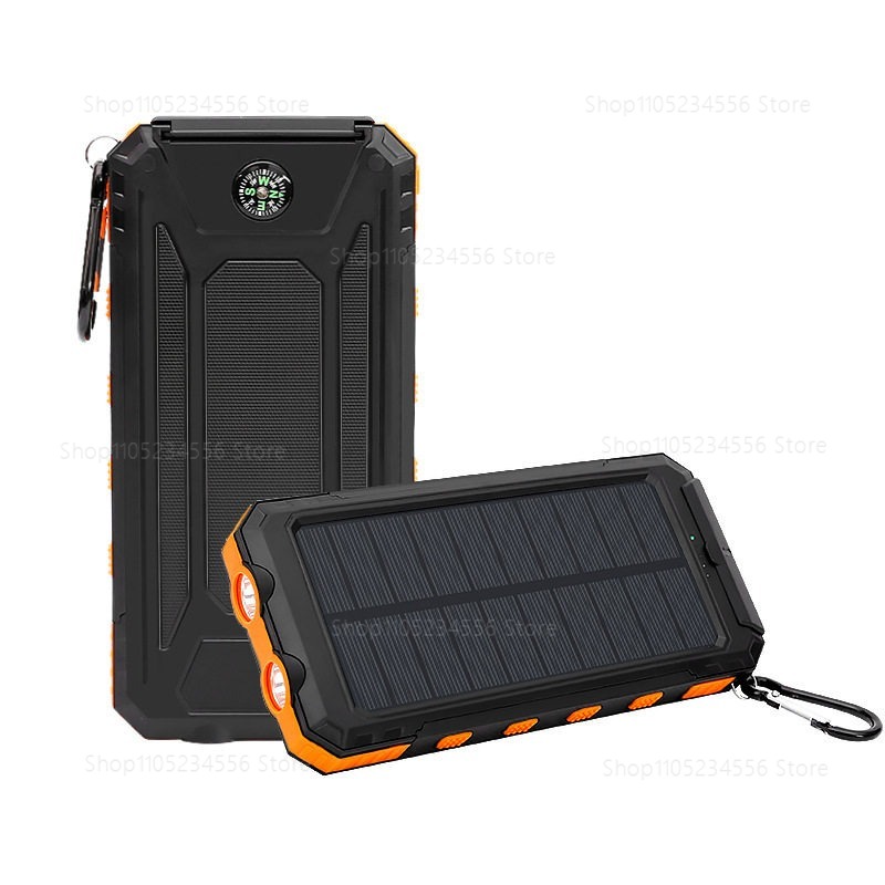 Power Bank Solar de 20000mAh,  - Solar Emergency Charger avaliação e preço